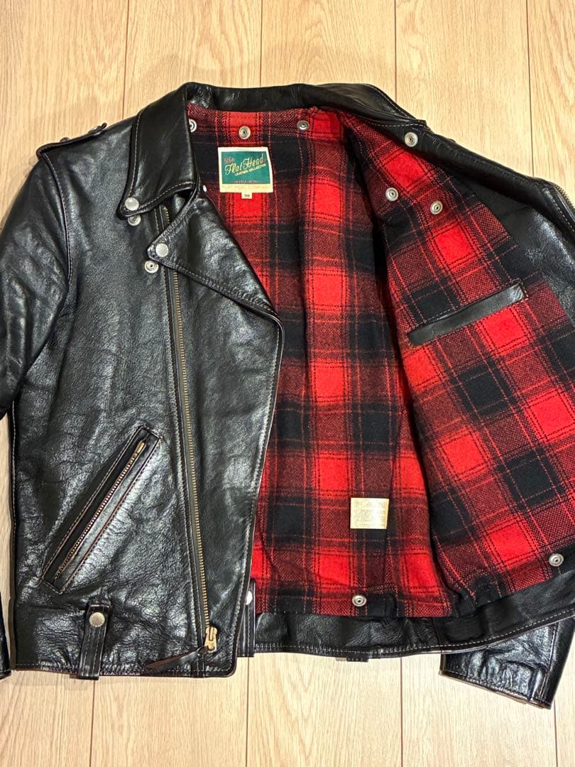 THE FLAT HEAD ホースハイドダブルライダース【本日限定価格】