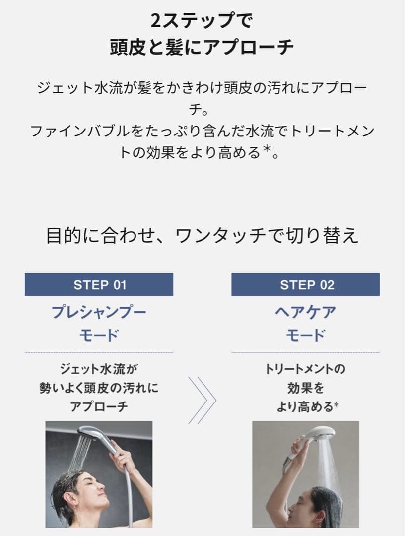 【新品未開封】Panasonic シャワーヘッド EH-SH50 シルバー