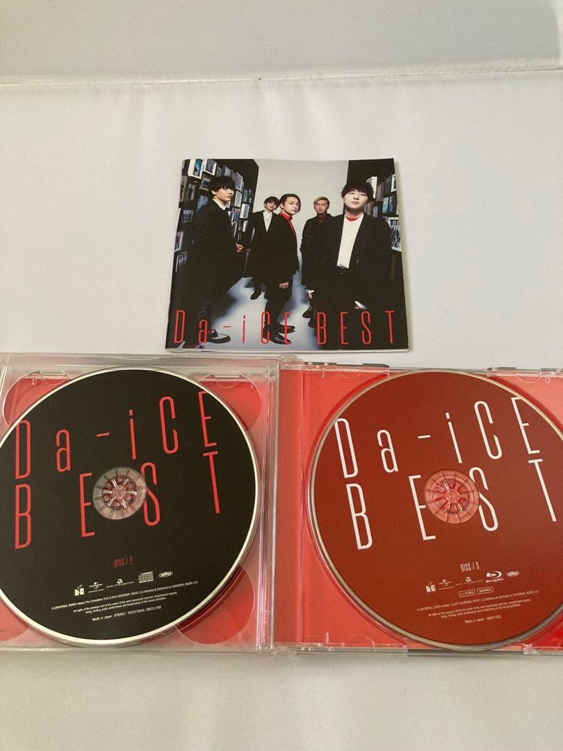Da-iCE BEST 初回盤A 2CD +Blu-ray