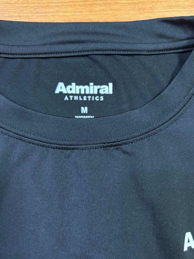 Admiral 黒 長袖 Tシャツ テニス　アドミラル