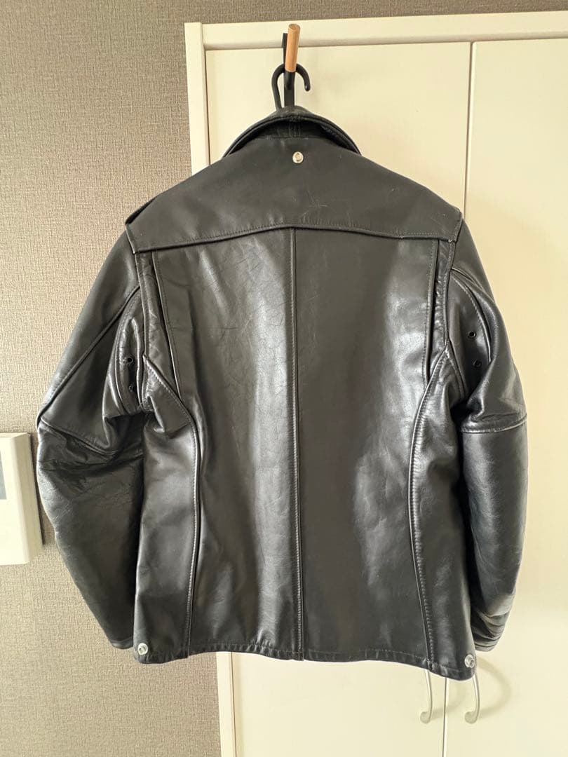 Schott ショット PERFECTO ポリスマンレザージャケット 黒 38