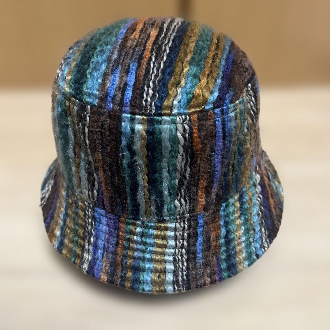 美品 stussy 22SS マルチカラー バケット ハット