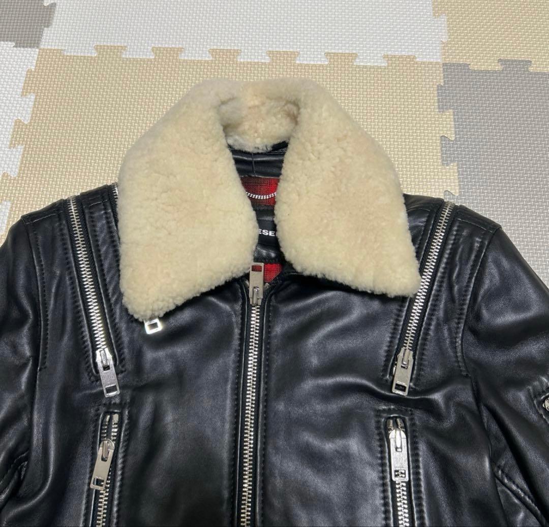 DIESEL レザー　ライダース　ジャケット