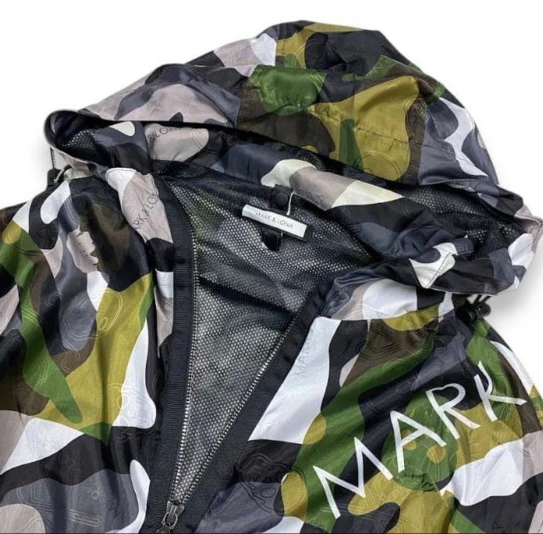 【美品】MARK & LONA★ゴルフ★ダブルジップ ブルゾン★ジャケット 50