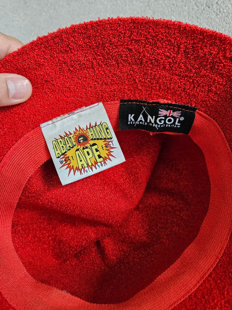 【KANGOL × A BATHING APE】バケットハット Lサイズ