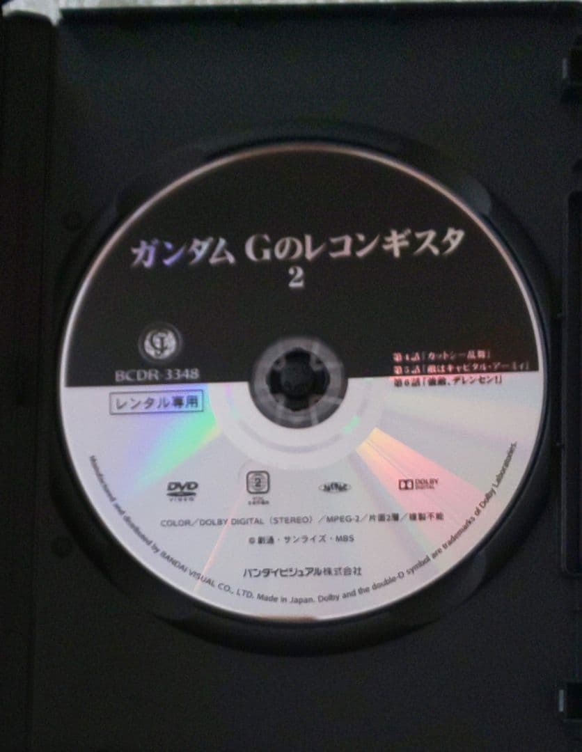 ⑩ DVDレンタルアップ「ガンダム Gのレコンギスタ」