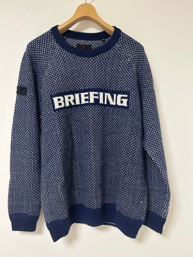 新品タグ付き！BRIEFING クルーネックニット