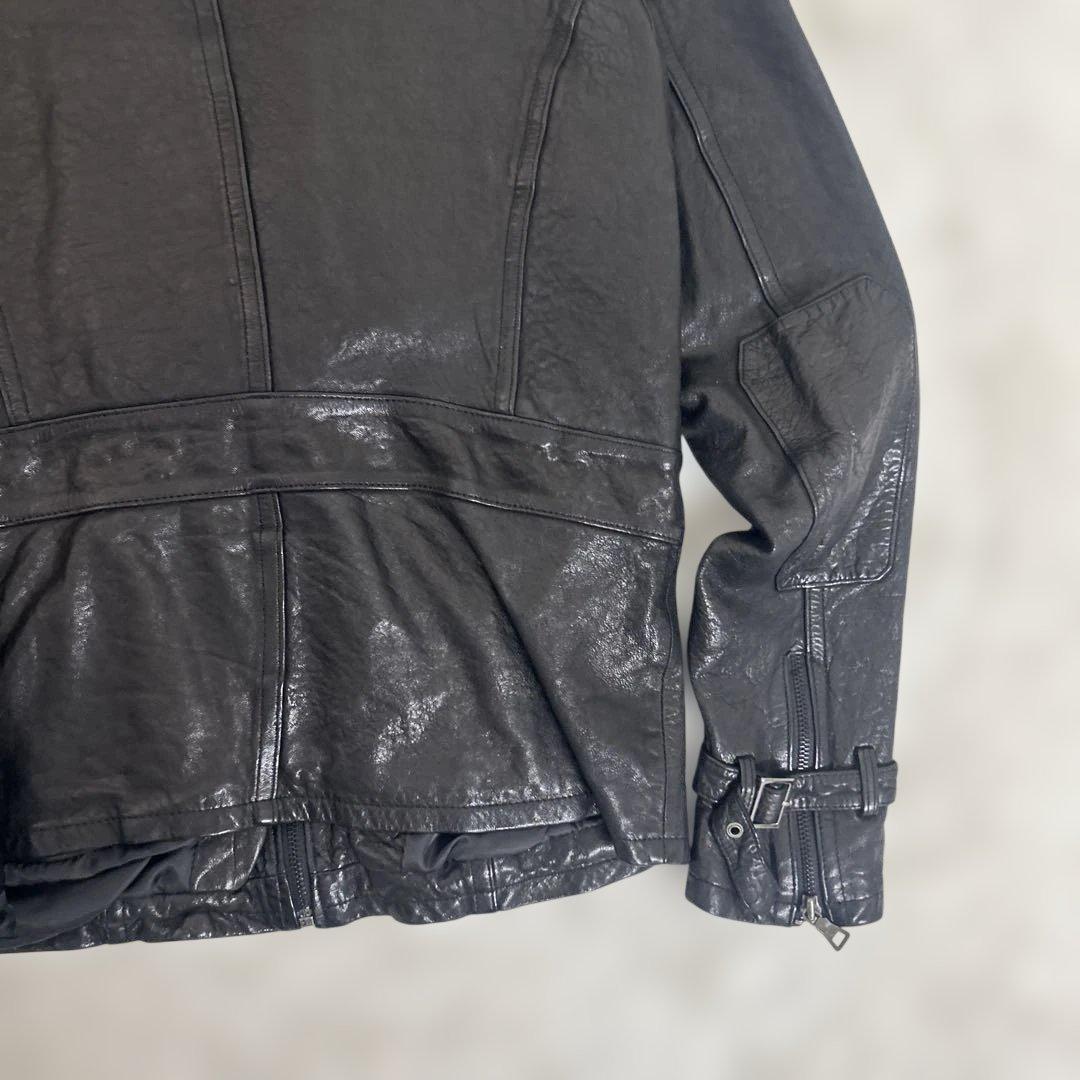 ジャケット・アウター archive gimmick leather jacket 48size