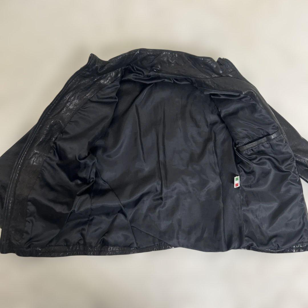 ジャケット・アウター archive gimmick leather jacket 48size