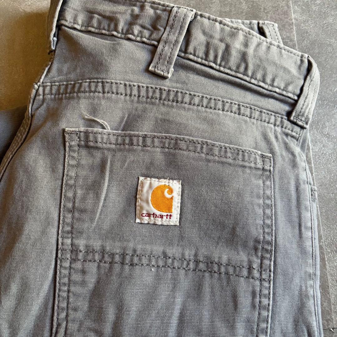 Carhartt RELAXED FIT ワークパンツ W34 L32 グレー