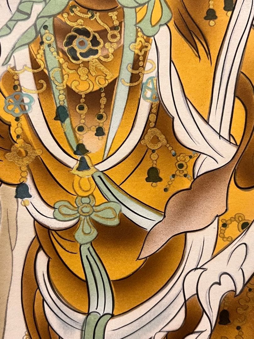 英照 直筆 「観音」 仏画仏教美術 掛軸 掛け軸 絵画 人物画 観音菩薩 茶掛
