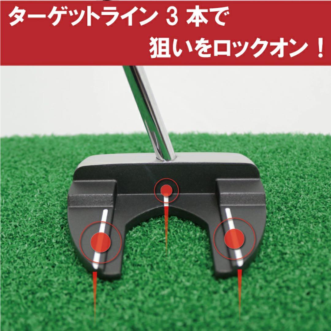 【新品】ターゲットハンター シルバー 中尺パター 42インチ ゴルフパター