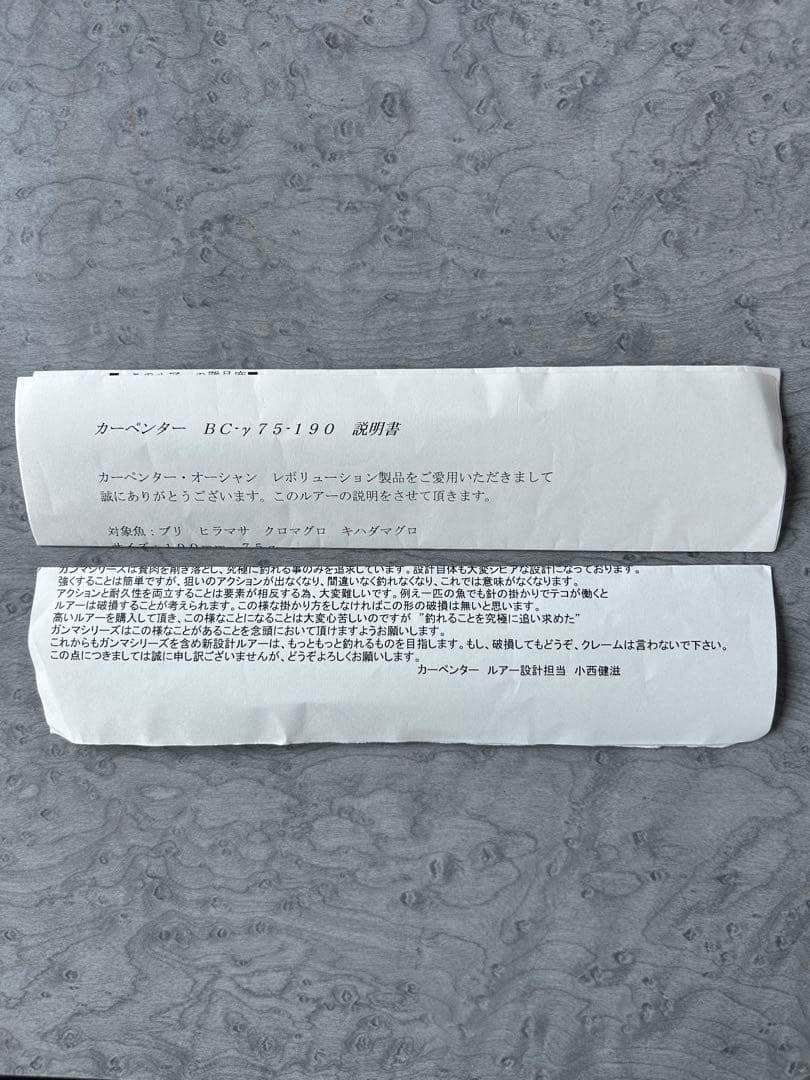 Carpenter BC-γ75-190 グリーンラメバック/シルバーサイド