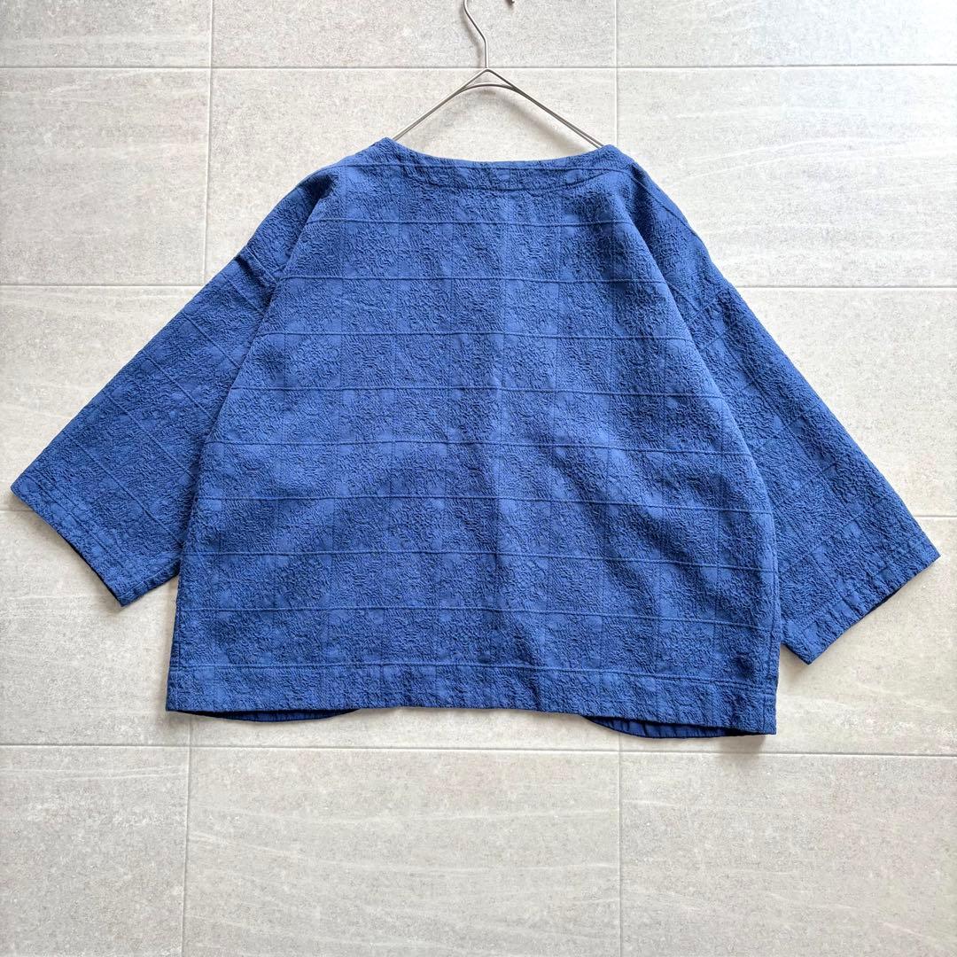 tumugu: ツムグ コットン 刺繍 ボレロ ジャケット 羽織り 日本製