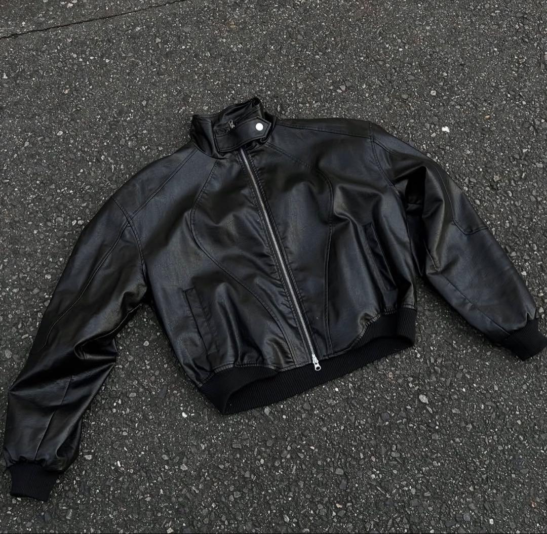 【完売品！】値下げ交渉可能RADIANT らんくん leather jacket