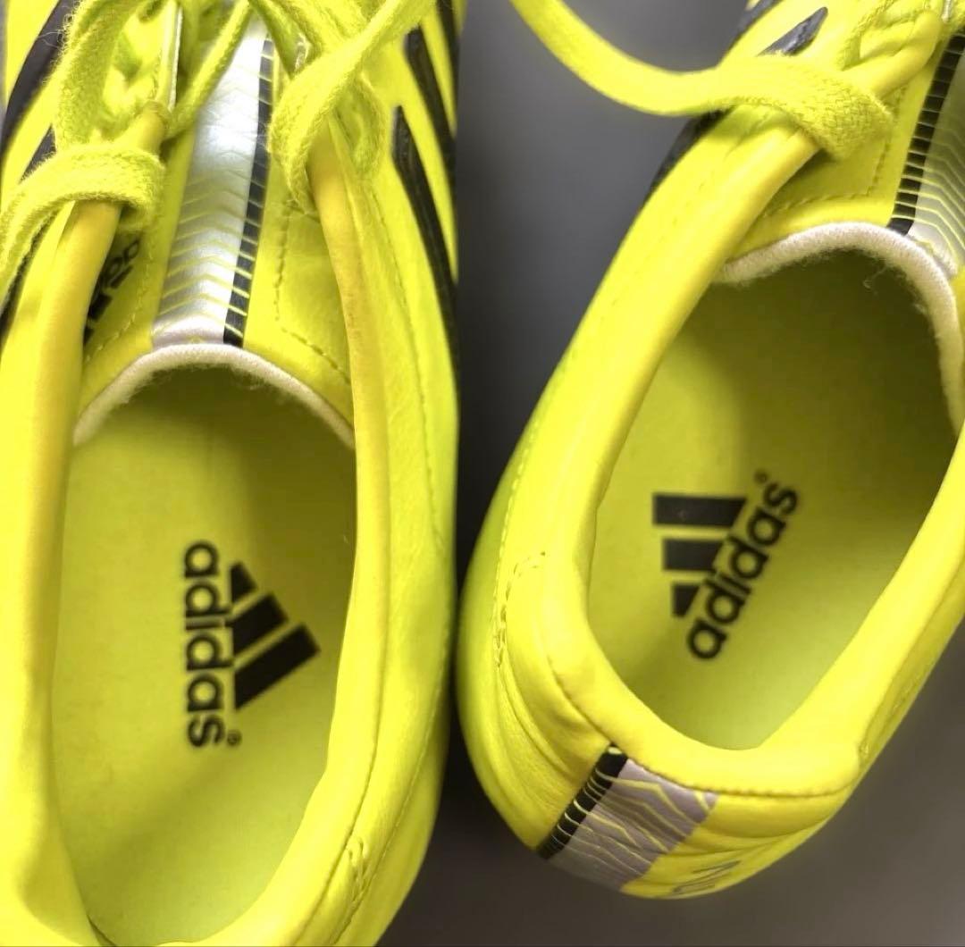 adidas サッカースパイク 25.5 日本製 B24582 イエロー HG