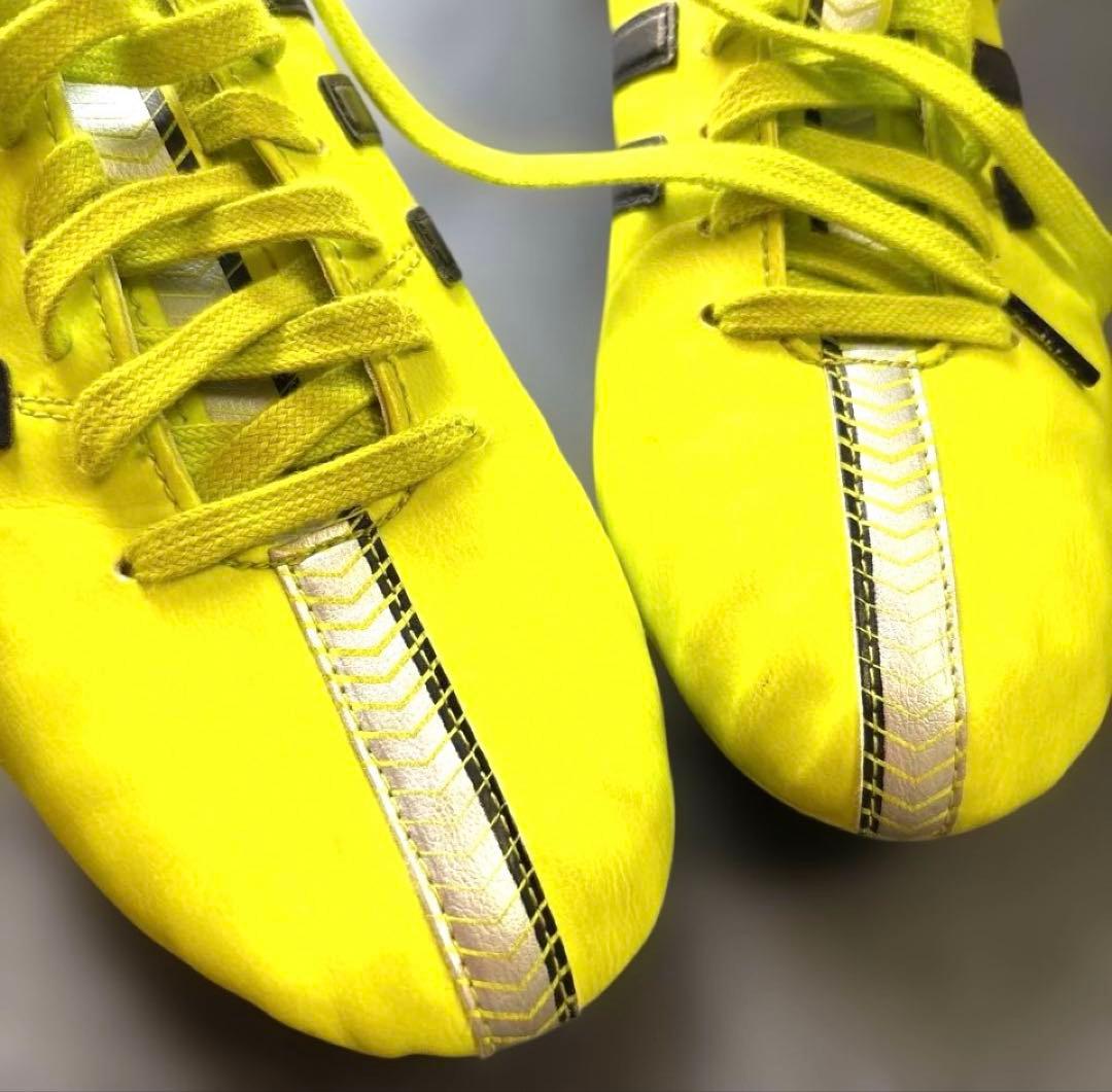 adidas サッカースパイク 25.5 日本製 B24582 イエロー HG
