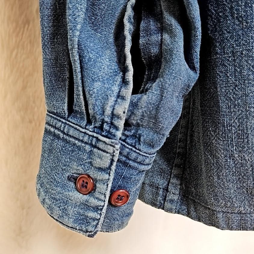ISSEYMIYAKE MENイッセイミヤケ デニムシャツジャケットヴィンテージ