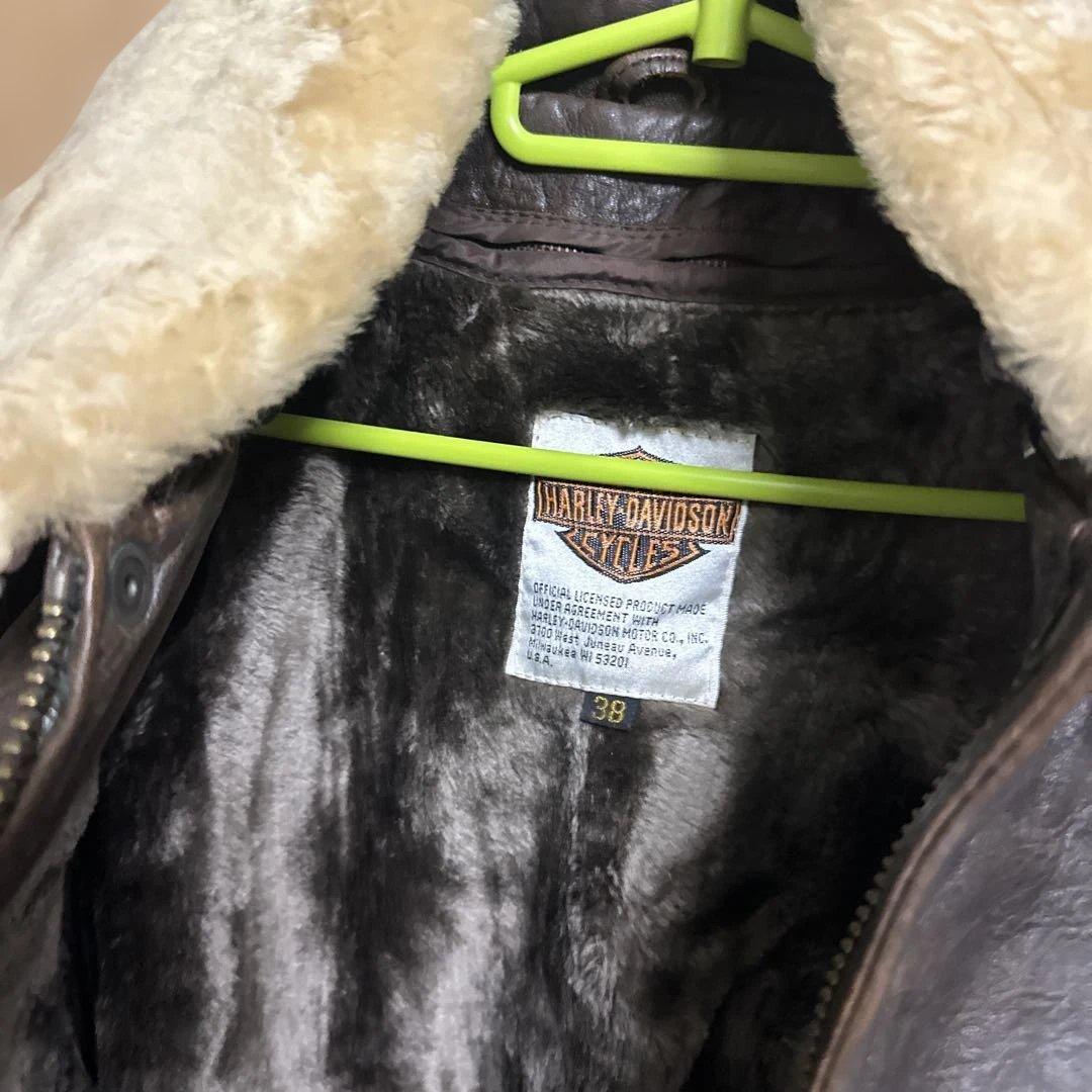 本革90sビンテージHarley-Davidson ブラウン レザージャケット