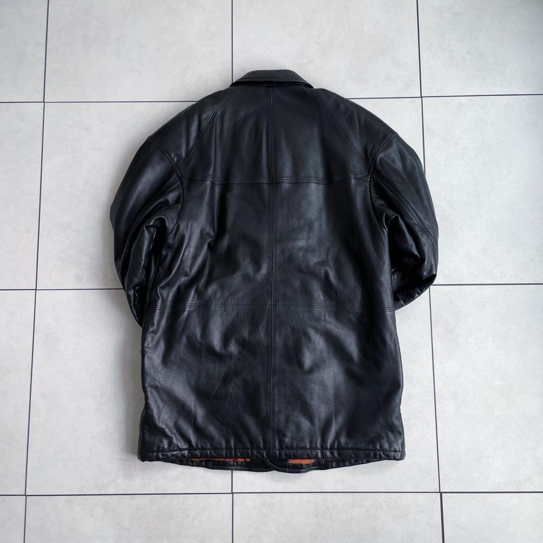 美品！【LANVIN】 ビンテージ ラムレザー ジャケット