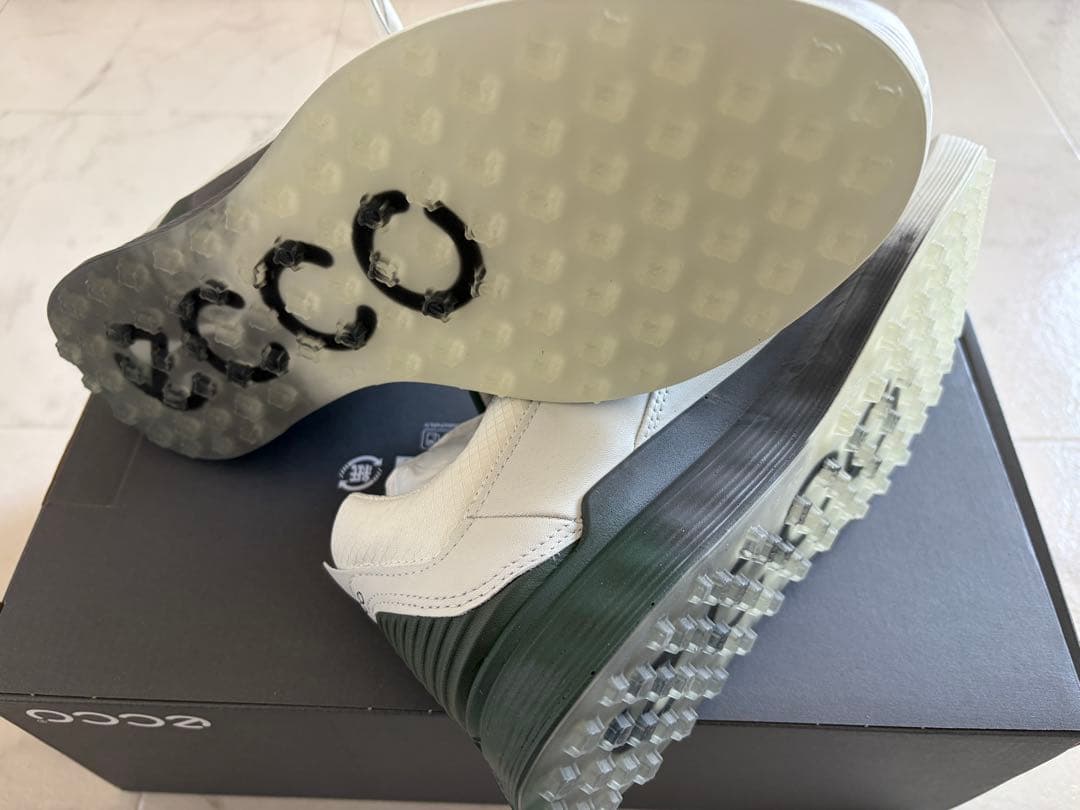 ecco ゴルフシューズ ホワイト　25.0cm