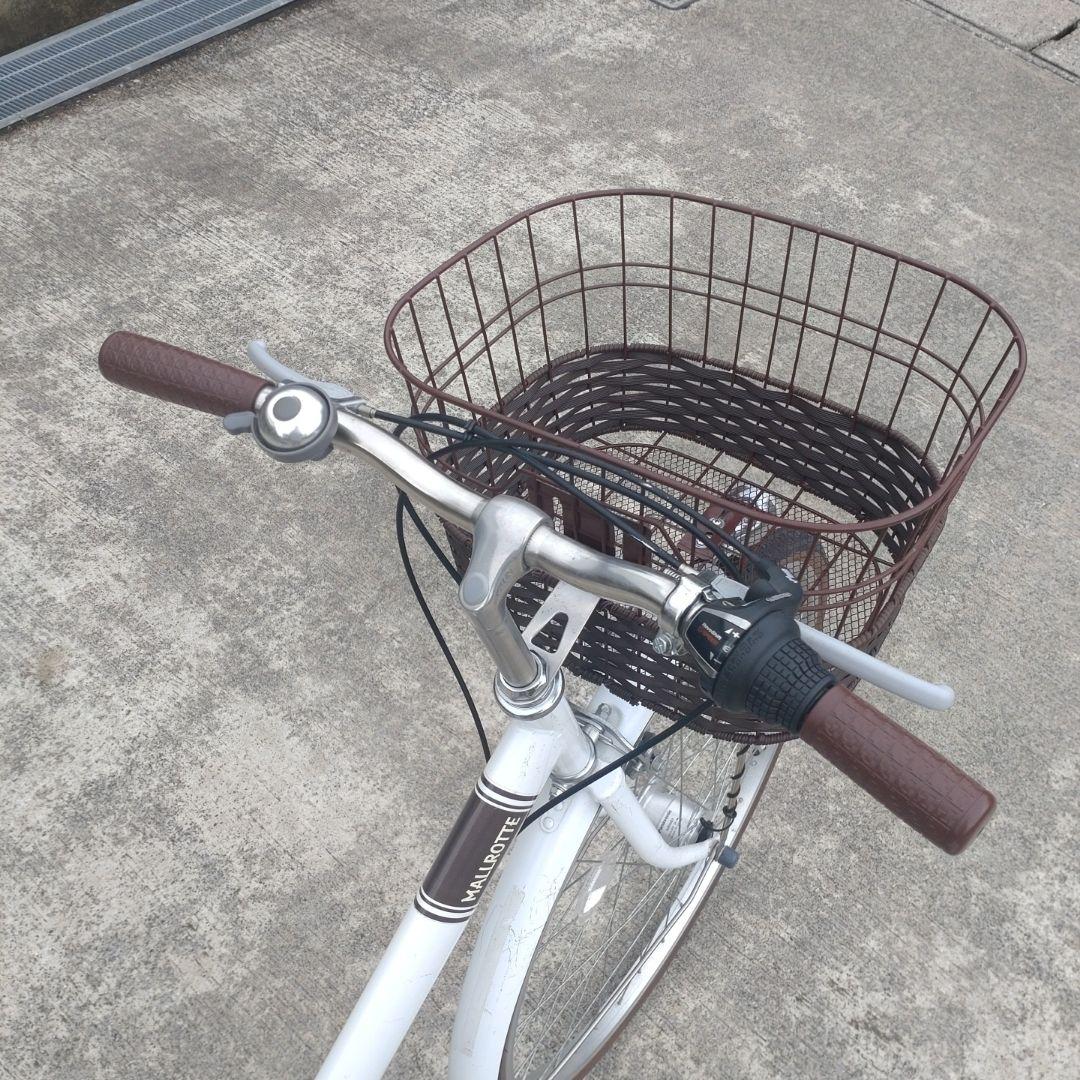 【愛知県豊橋市&田原市　直接引渡し限定】26インチ　シティサイクル ホワイト