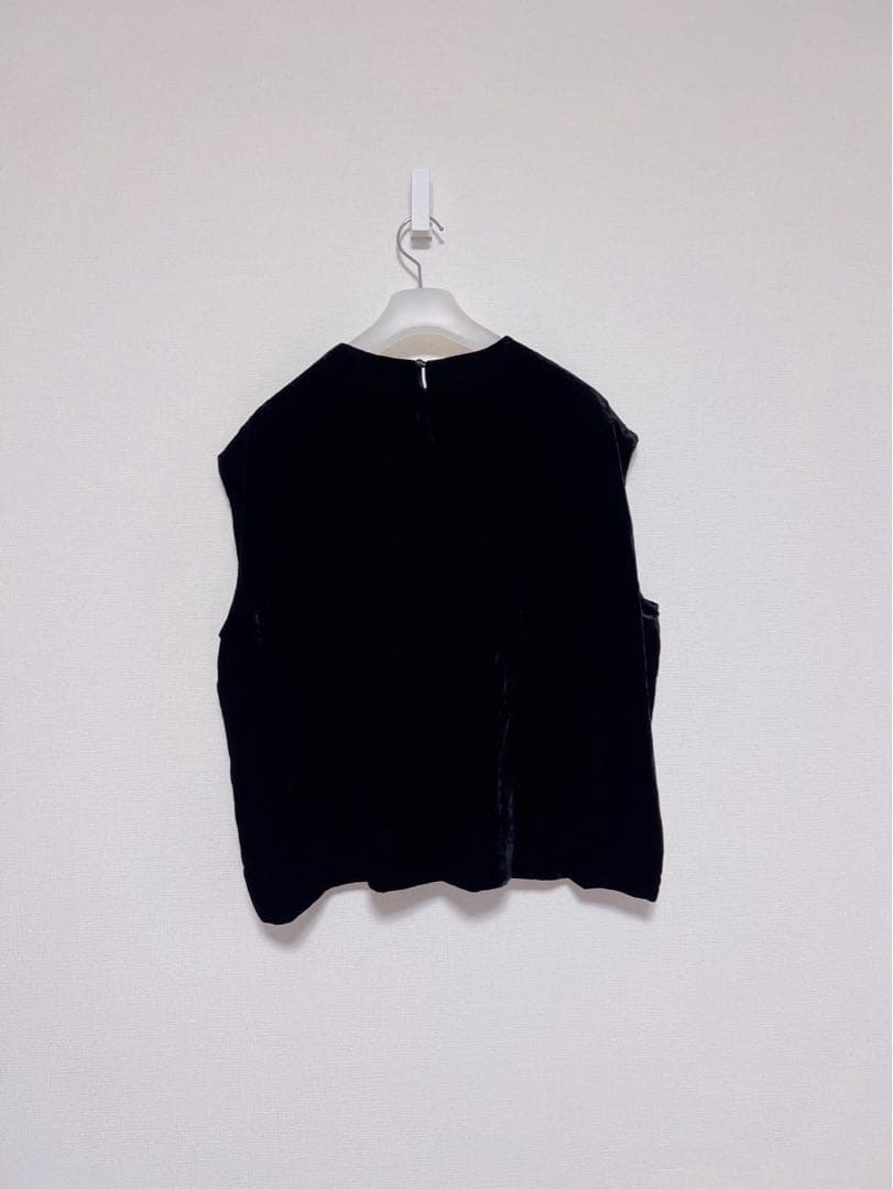 新品　かぐれ　レーヨンシルクベルベットプルオーバー