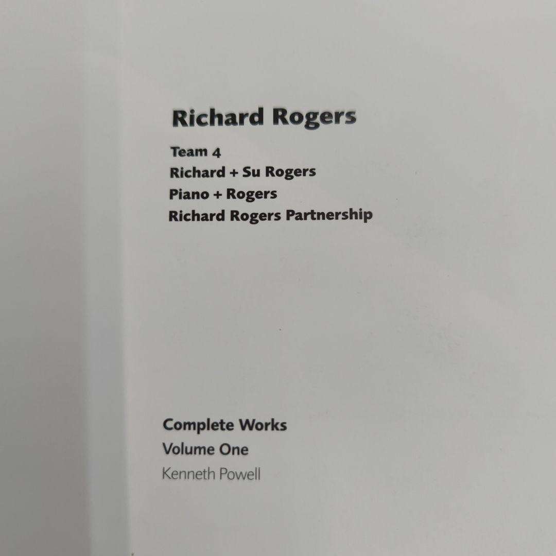 ♢裁断済 Richard Rogers complete works Vol.1