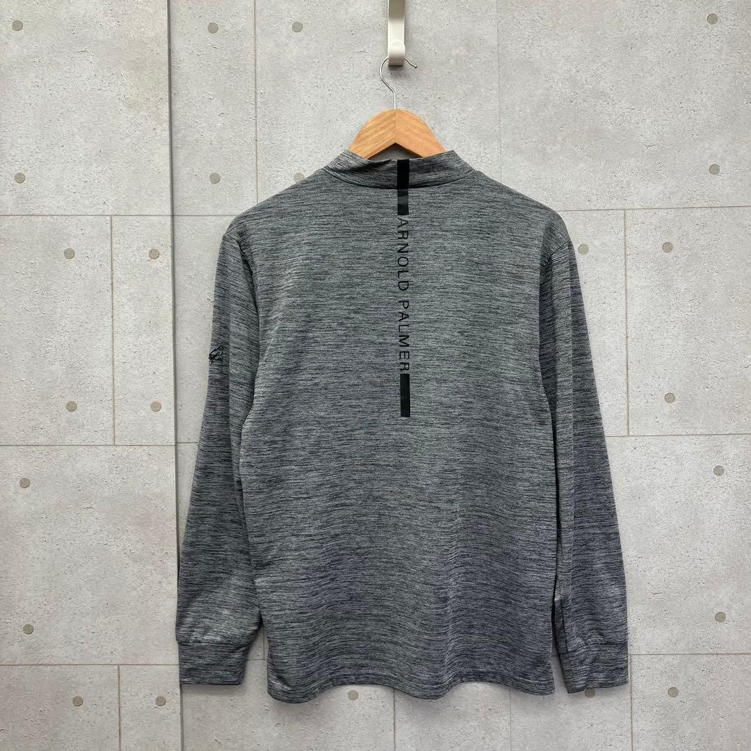 ARNOLD PALMER GOLF 長袖 モックネックシャツ グレー