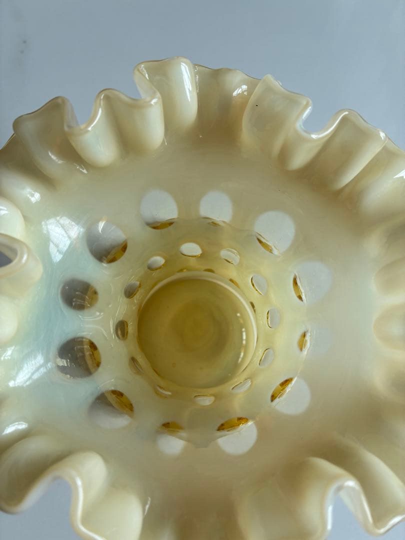 フェントン　Fenton 花瓶　ハニーサックル　ドット　レア