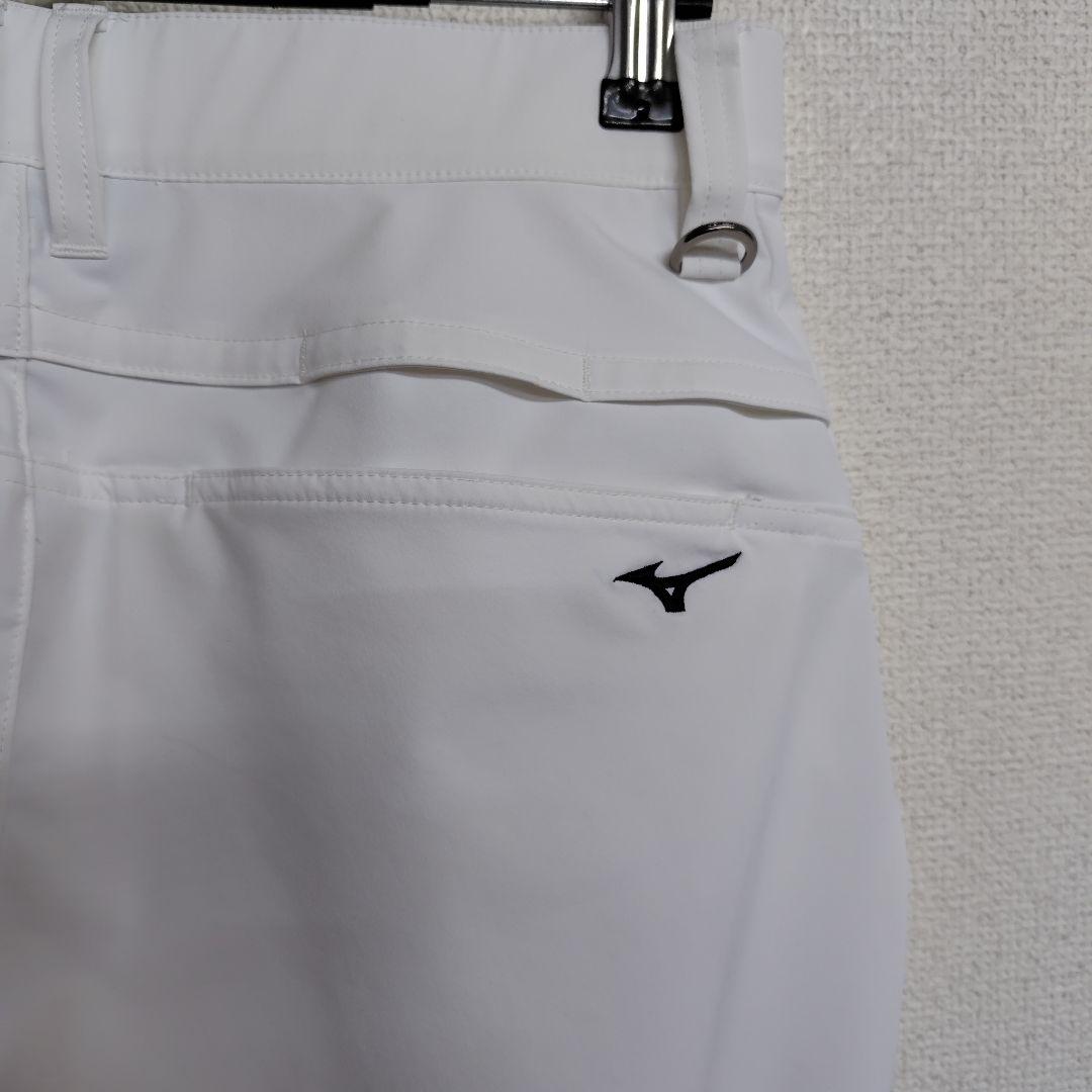 ミズノ　 ゴルフウェア ストレッチワンタックパンツ レディース ホワイト　M