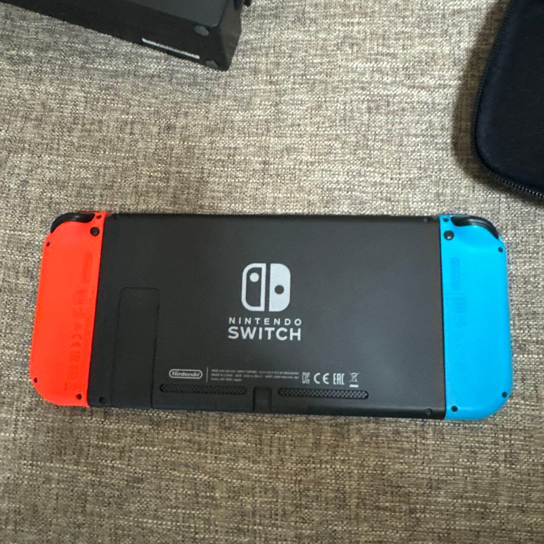 【動作確認済】Nintendo Switch 本体 青/赤 プロコン付き