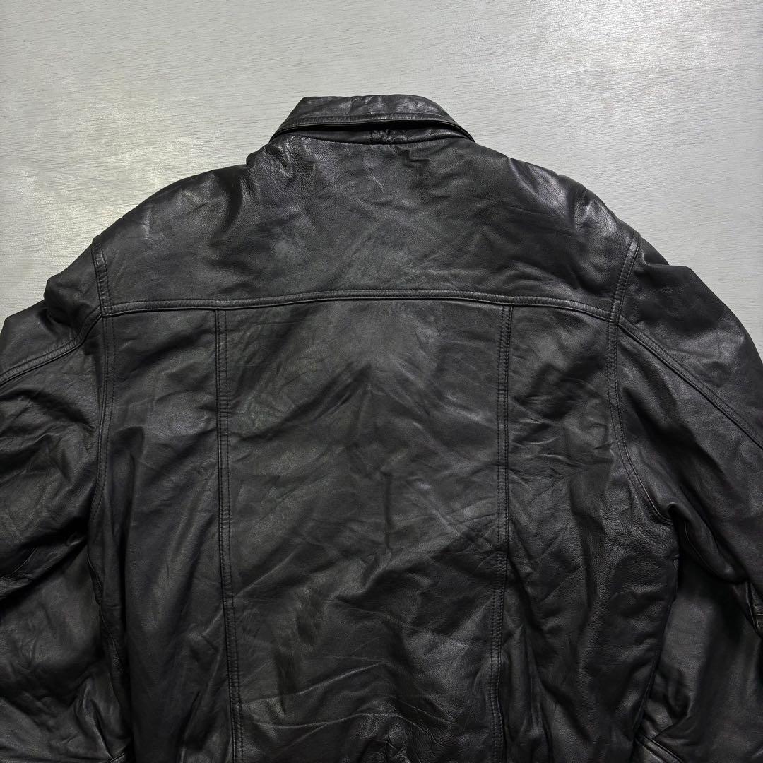 vintage A-2 レザージャケット　ラムレザー　羊革　短丈　ショート丈　M