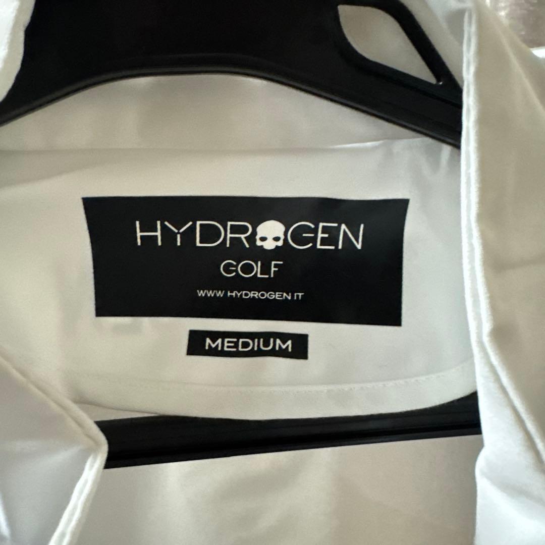 HYDROGEN ゴルフウェア　ホワイト　迷彩柄
