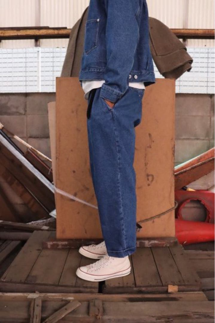 新品未使用　WOODBLOCK デニム　セットアップ