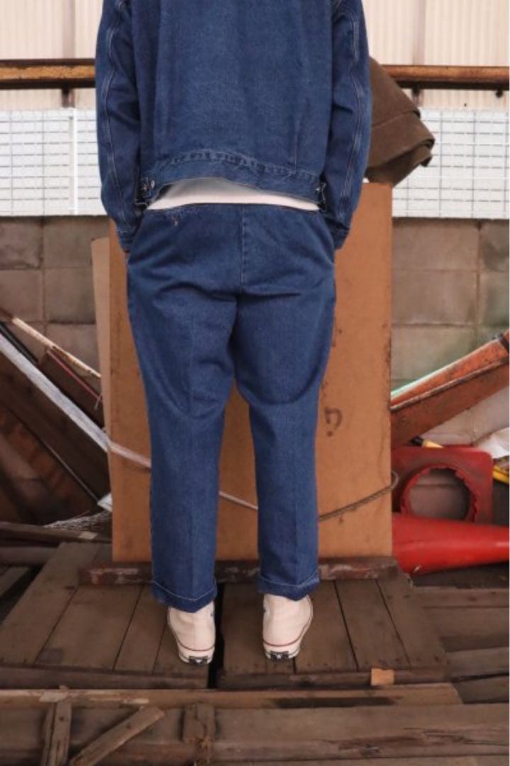 新品未使用　WOODBLOCK デニム　セットアップ