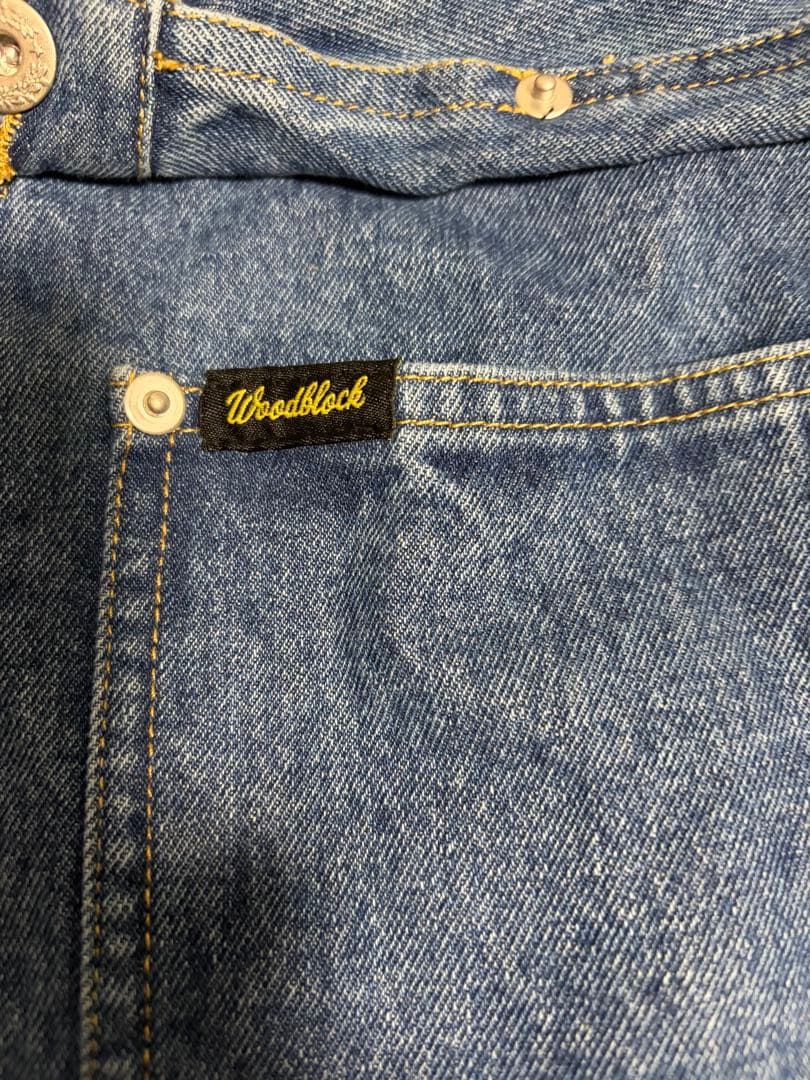 新品未使用　WOODBLOCK デニム　セットアップ