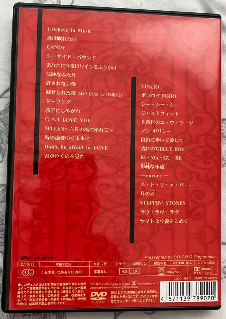 美品！沢田研二 「武道館コンサート ジュリーマニア」DVD