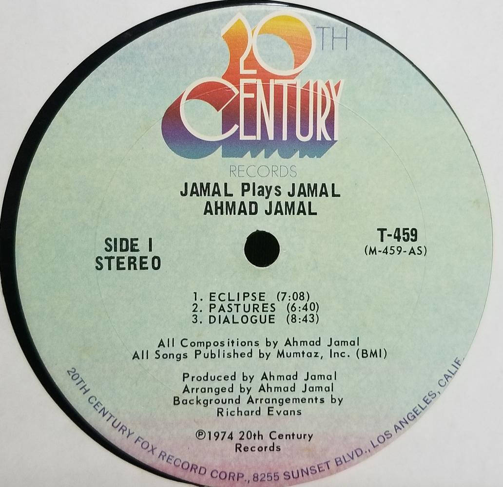 洋楽 AHMAD JAMAL - JAMALCA+Jamal plays Jamal