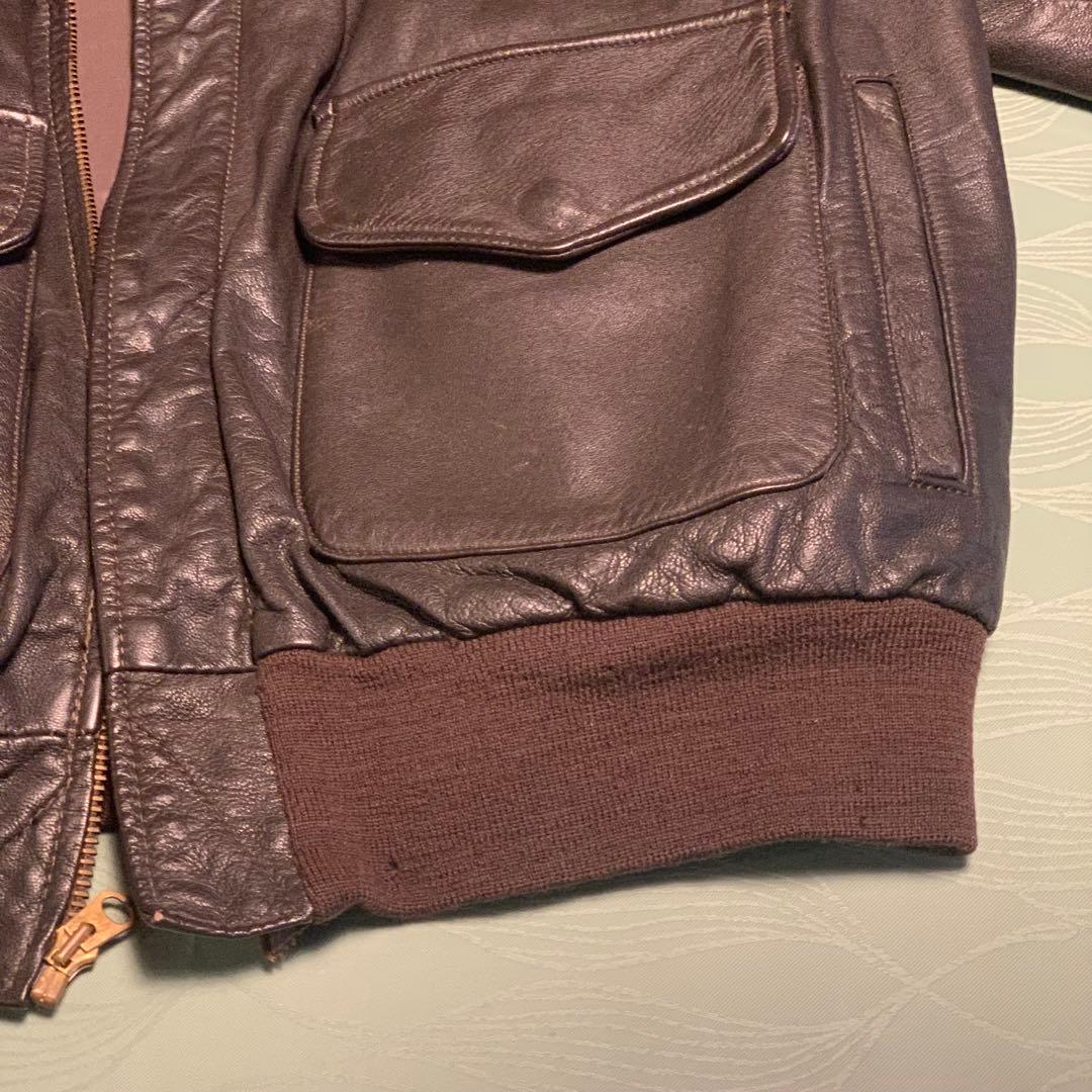 黒のパイロットジャケット TYPE A2 サイズ42