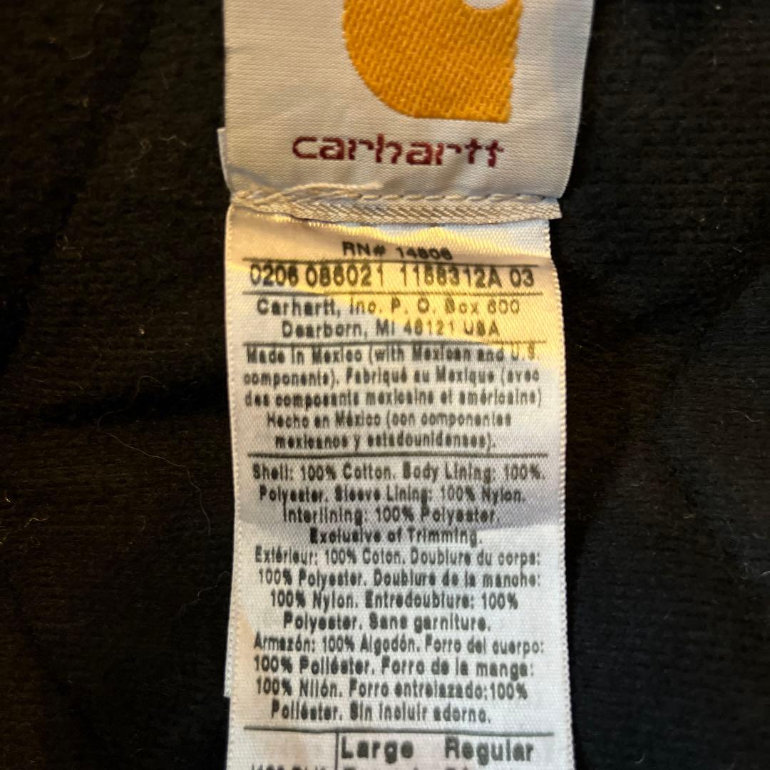Carhartt アクティブジャケット　ブラック Lサイズ