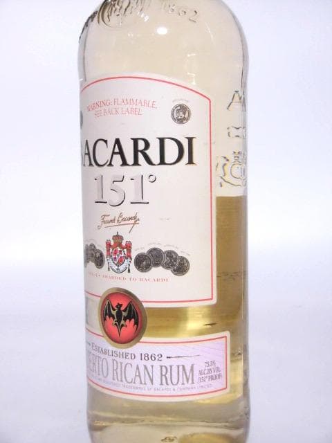 【L2】バカルディ 151 00年代 旧ボトル 750ml