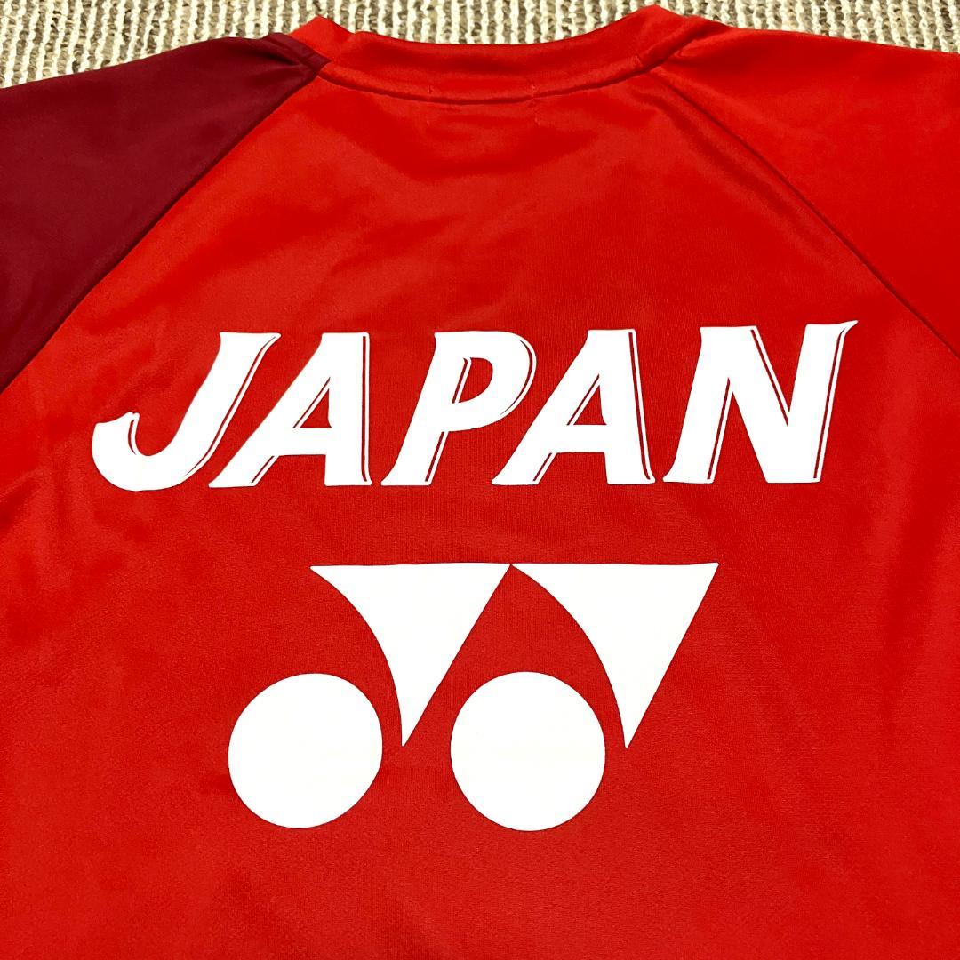 【フォロー割】 美品 YONEX 桃田賢斗モデル ゲームシャツ Sサイズ 背面