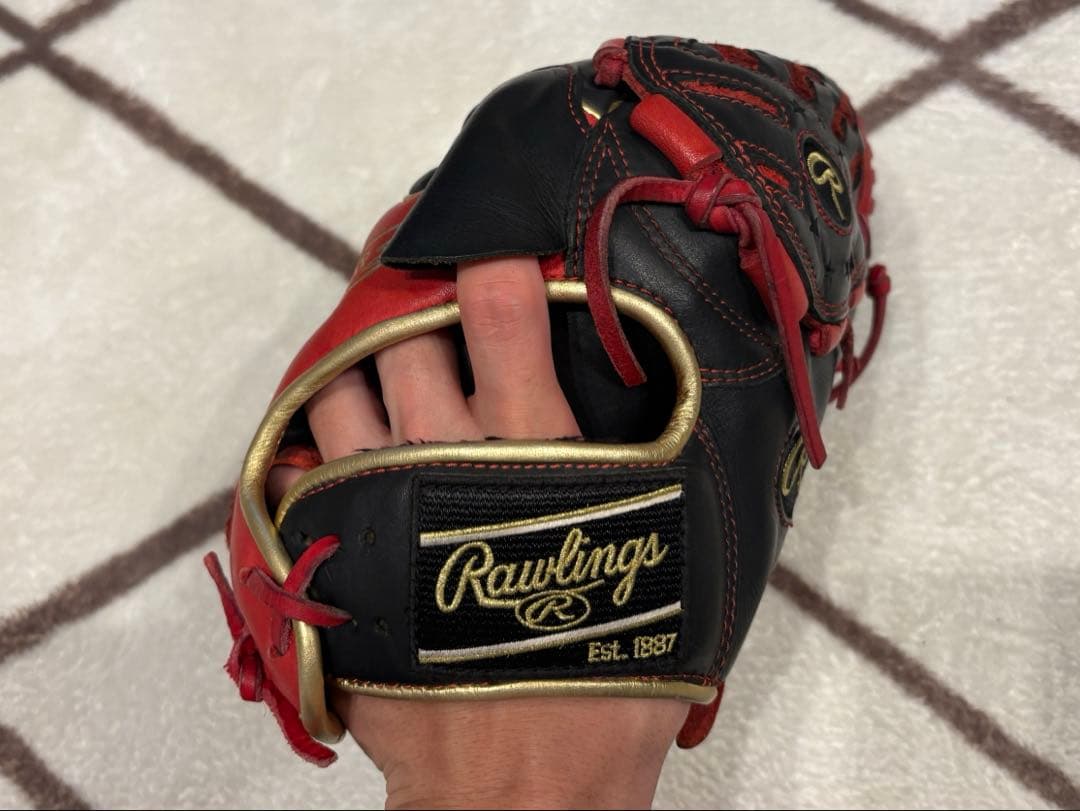 ローリングス　軟式投手用グラブ HOH MLBカラーシンク　サイズ11.75