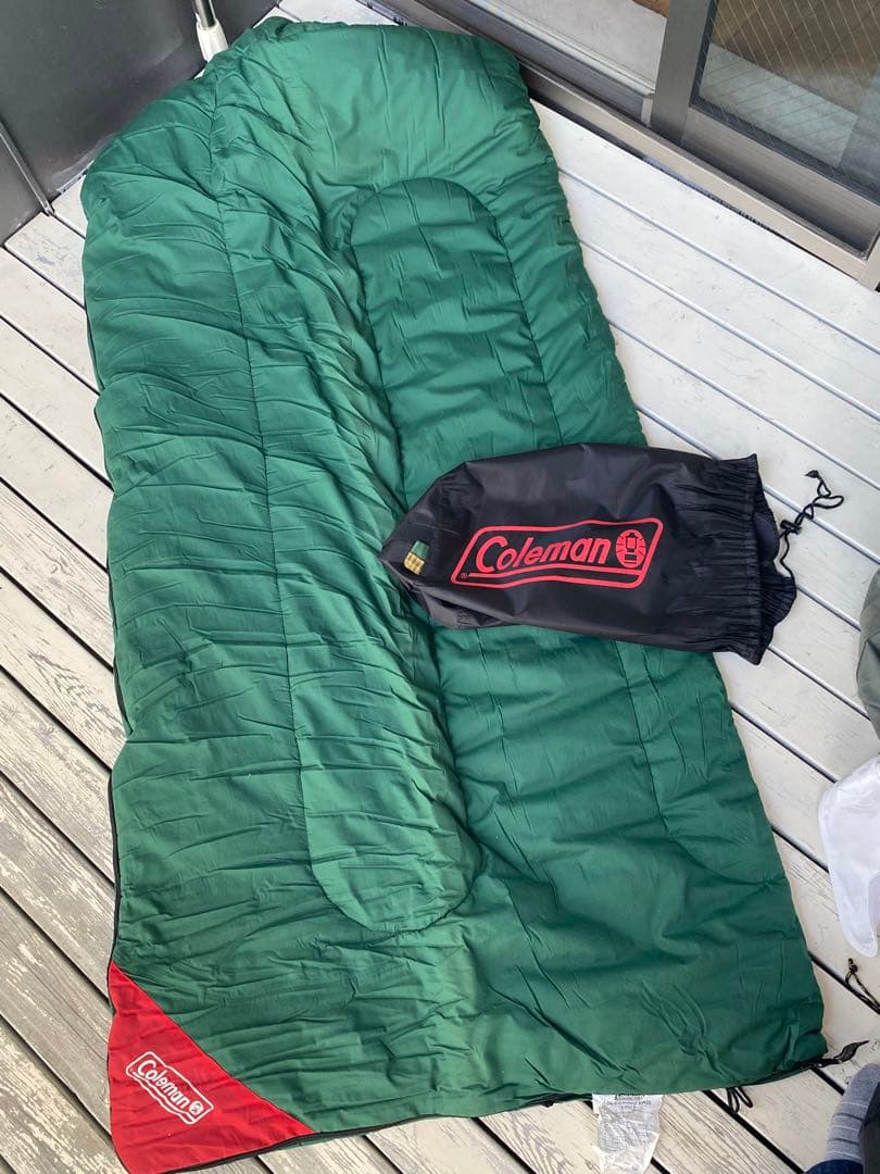 3個セット Coleman スリーピングバッグ 寝袋 未使用 超美品 布団にも