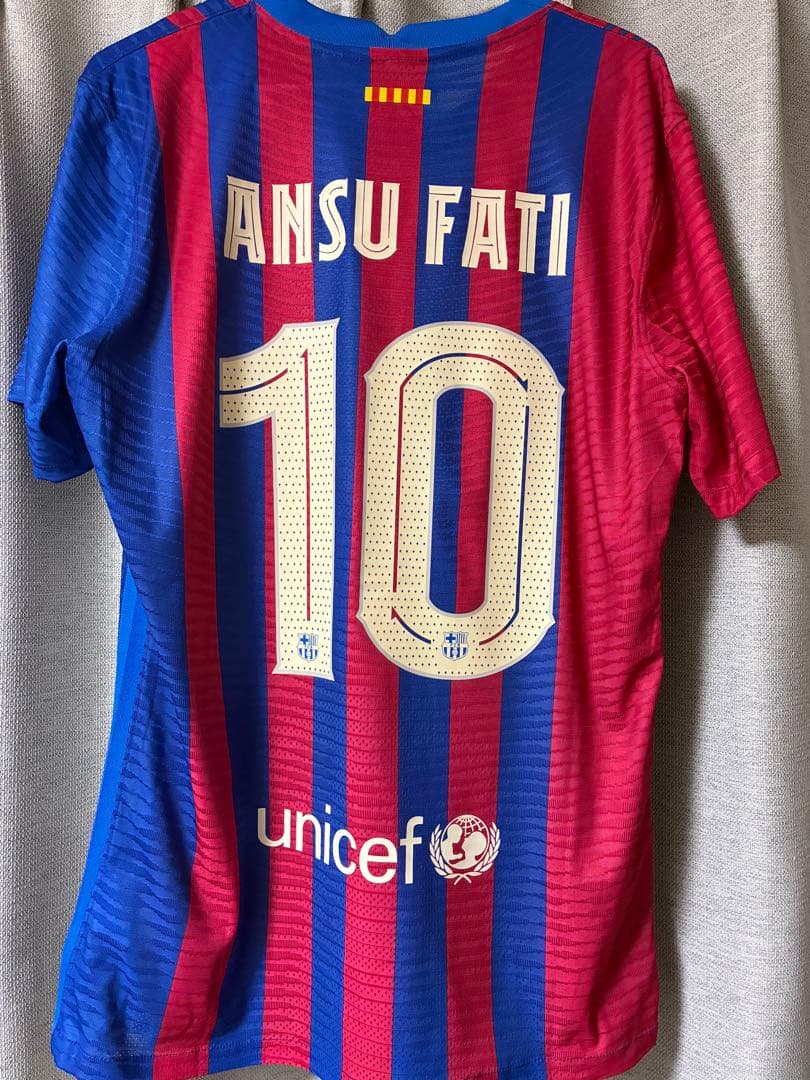 バルセロナ21/22ユニフォーム　アンス・ファティ 背番号10