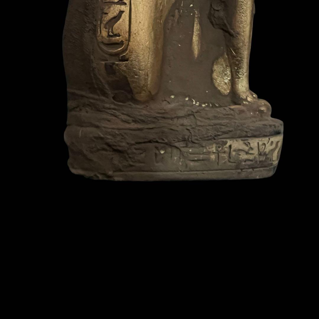 古代エジプト バステト女神 猫像 スカラベ ヒエログリフ 石風オブジェ 置物