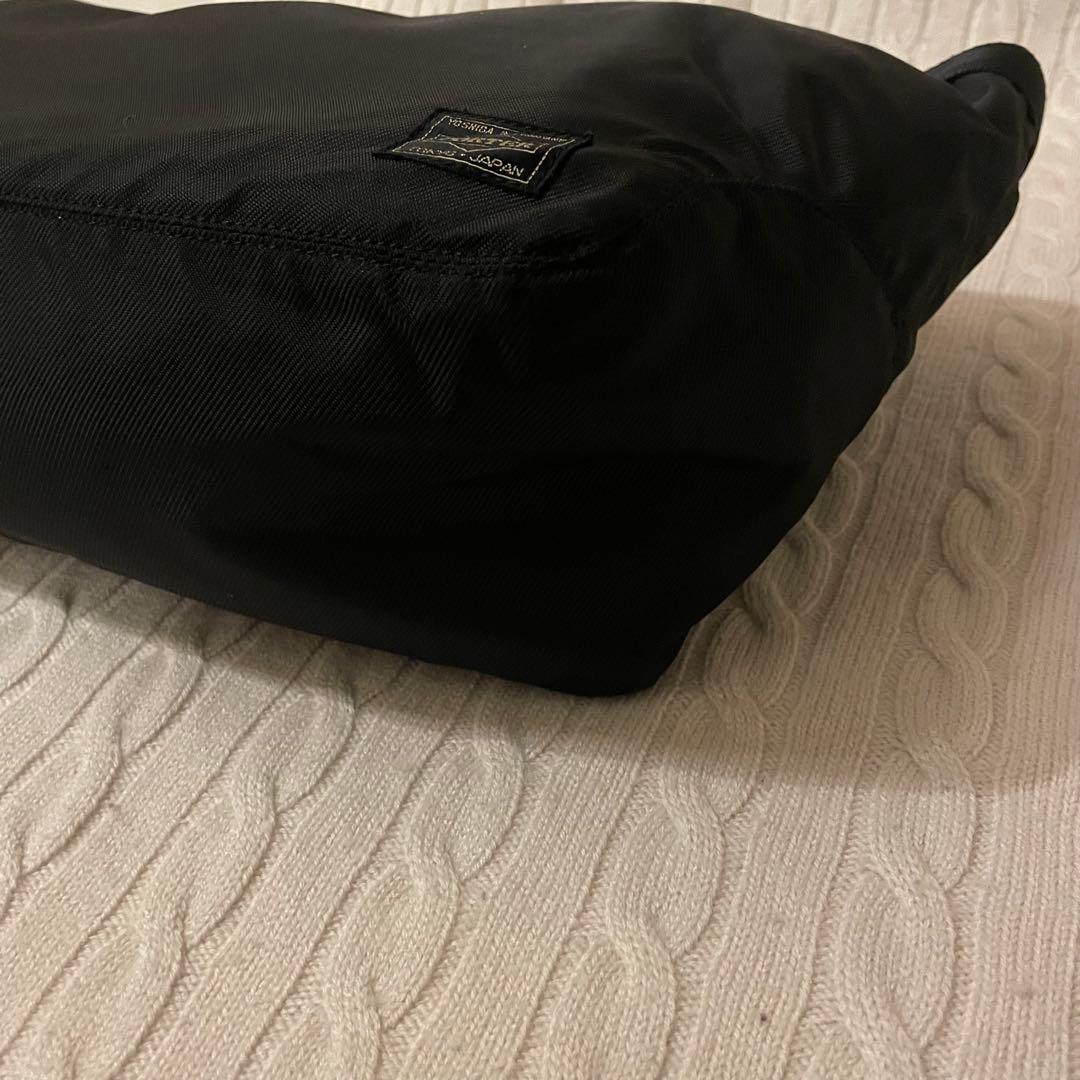 【極美品✨】PORTER ラウンド ROUND トートバッグ 大容量 ブラック