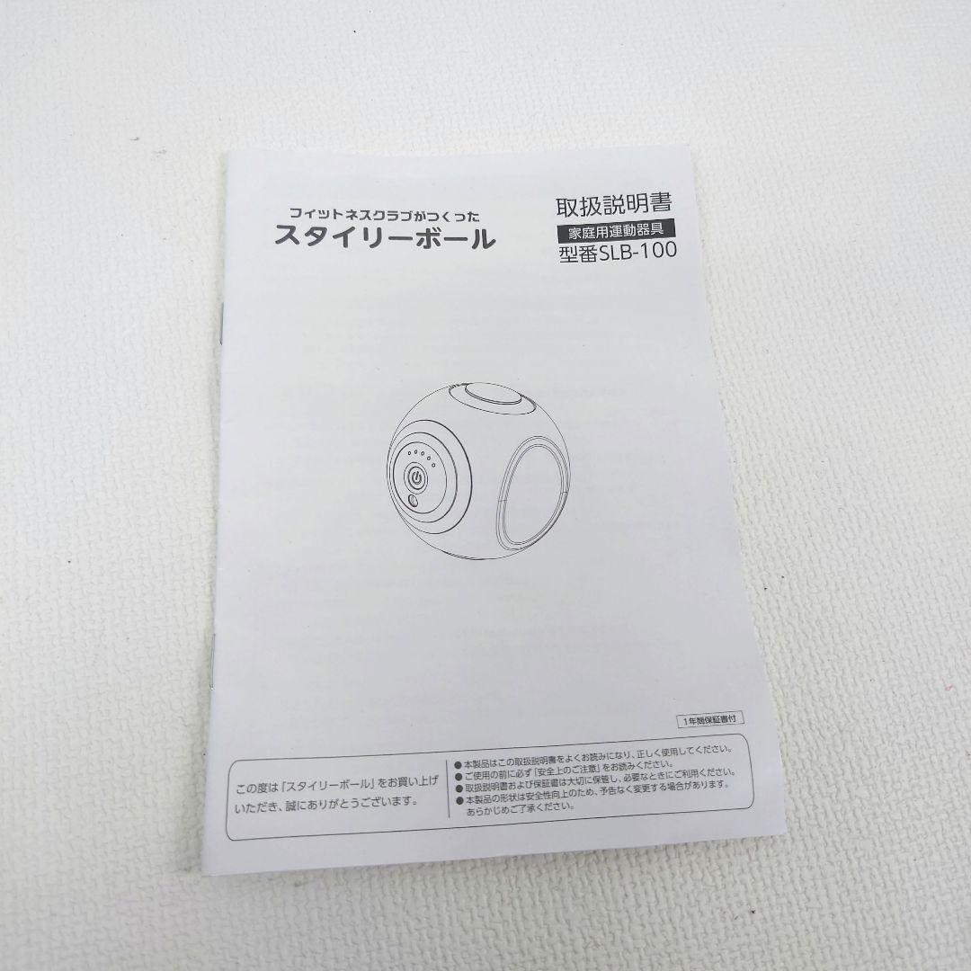 M1127E1 スタイリーボール 家庭用運動器具 SLB-100 動作確認済み
