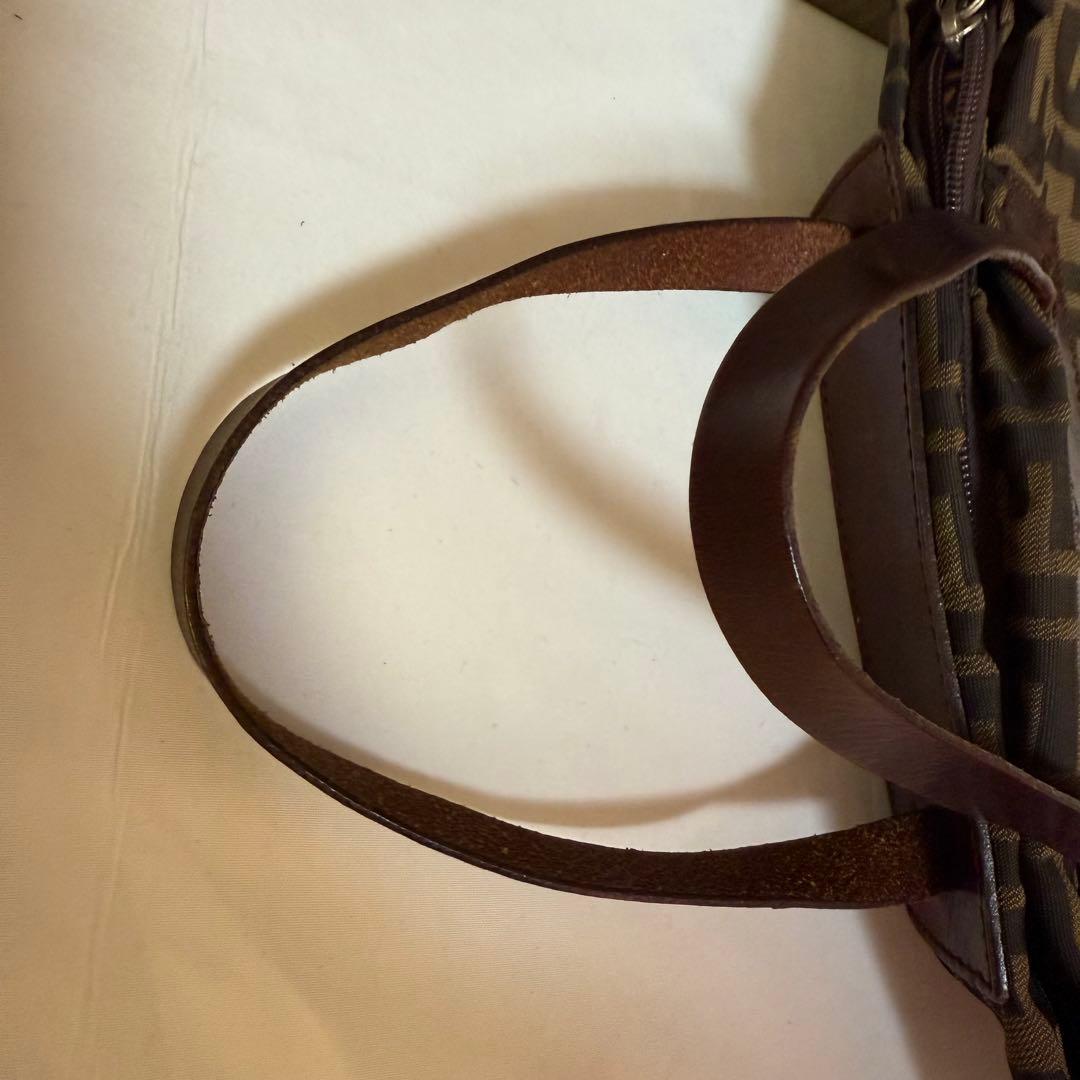 FENDI フェンディ ズッカ柄 ミニハンド ハンドバッグ
